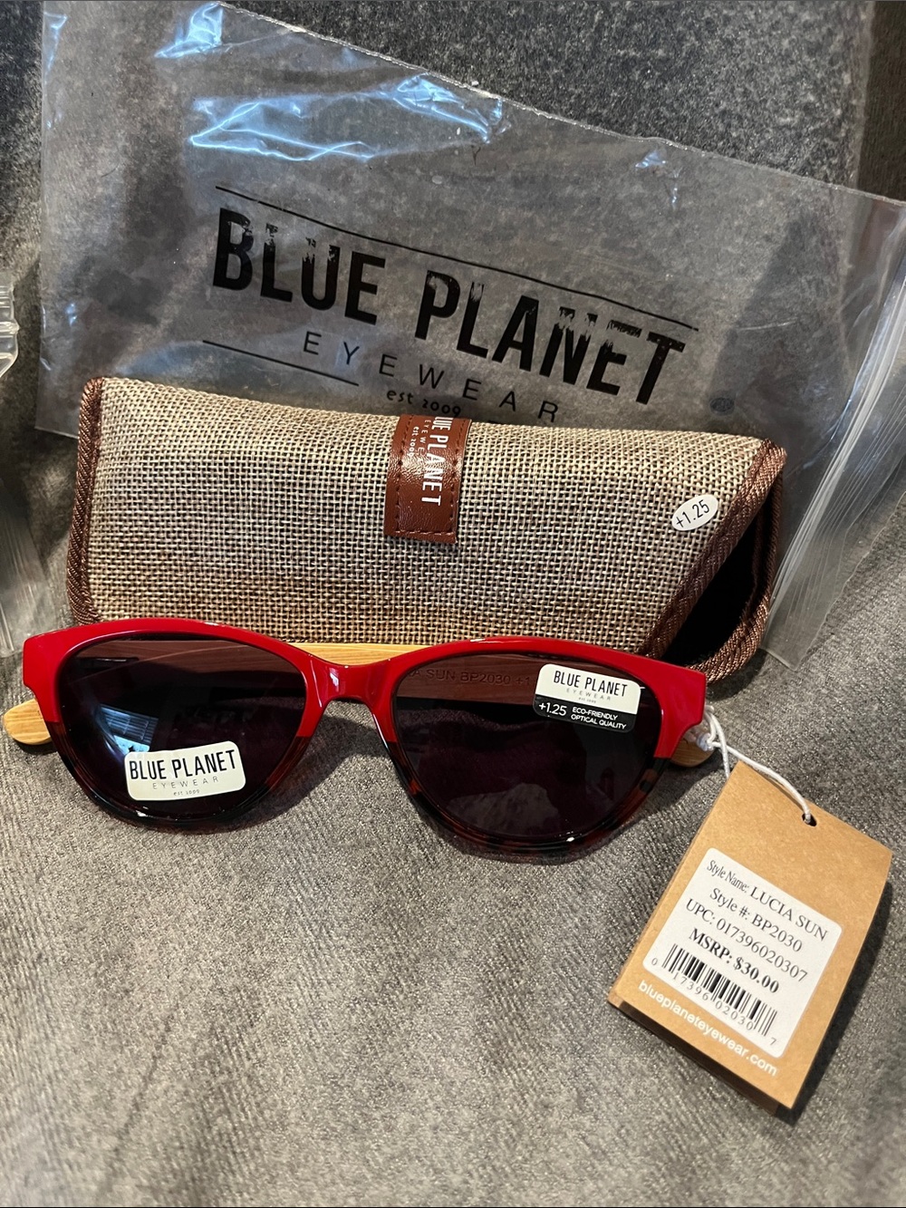 💕 2/$15 Blue Planet Lucia Sun Readers +1.25-NWT